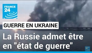 La Russie est "en état de guerre" en Ukraine, reconnaît le Kremlin • FRANCE 24