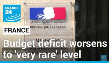 French deficit worsens to 'very rare' level • FRANCE 24 English