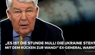 PUTINS KRIEG: "Es ist die Stunde Null! Die Ukraine steht mit den Rücken zur Wand!" Ex-General warnt!