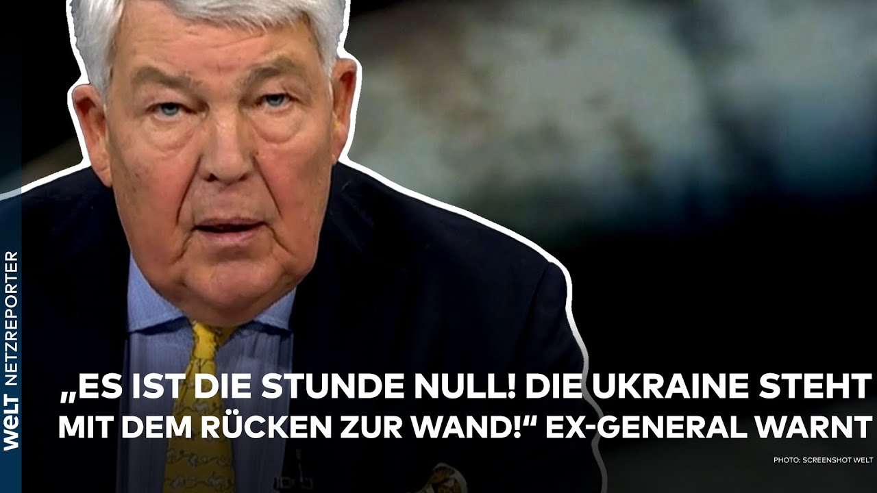 PUTINS KRIEG: "Es ist die Stunde Null! Die Ukraine steht mit den Rücken zur Wand!" Ex-General warnt!