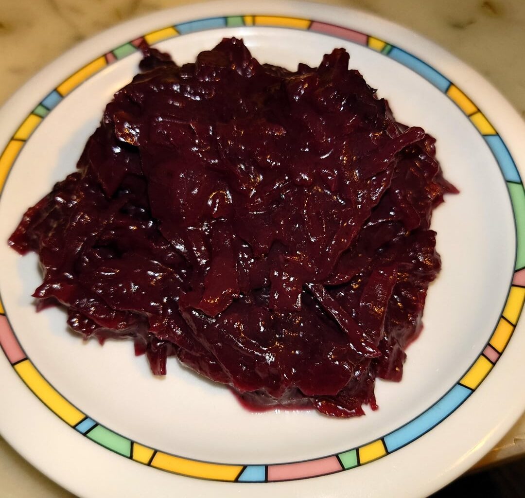 Apfel-Rotkohl