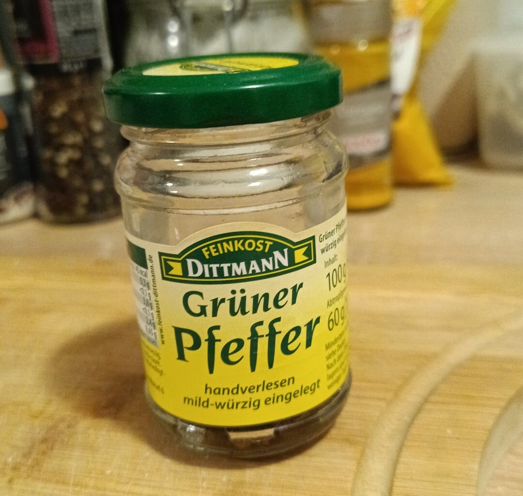 Eingelegter grüner Pfeffer noch verwendbar?