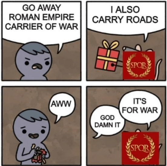 All roads lead to Rome