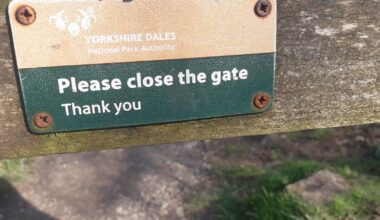 "Please close the gate" ah yes so I can keep the sheep in😂