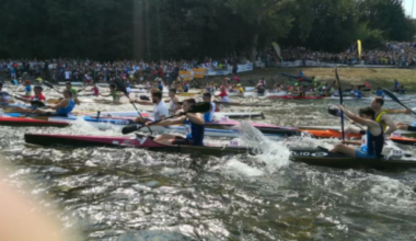 Sella boat race, Asturias, Spain.