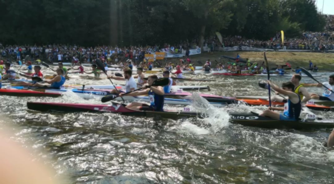 Sella boat race, Asturias, Spain.