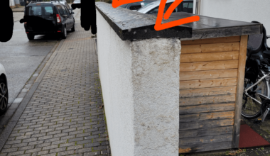 Pflanzen auf Mauer?