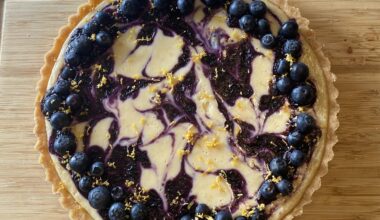 Blaubeer-Zitronen-Tarte