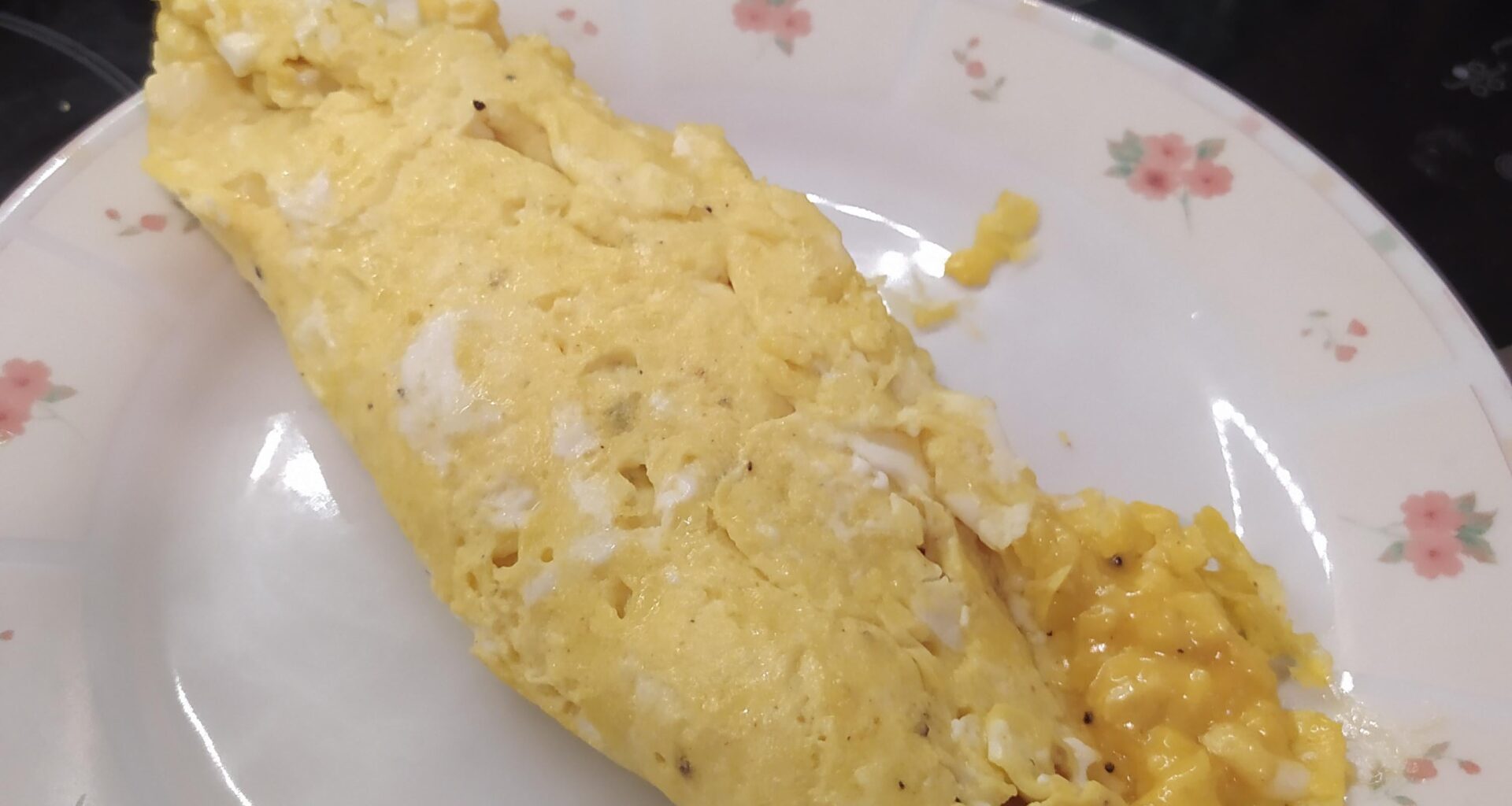 Erstversuch Omelette