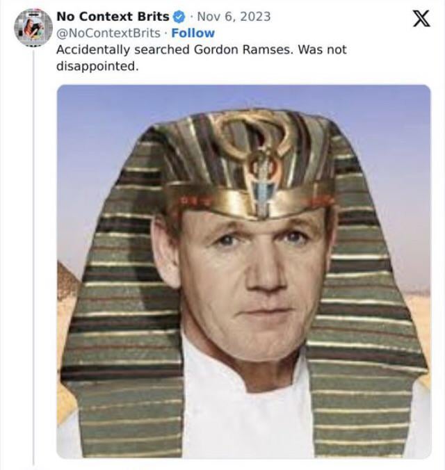 Gordon Ramses is a nation treasure