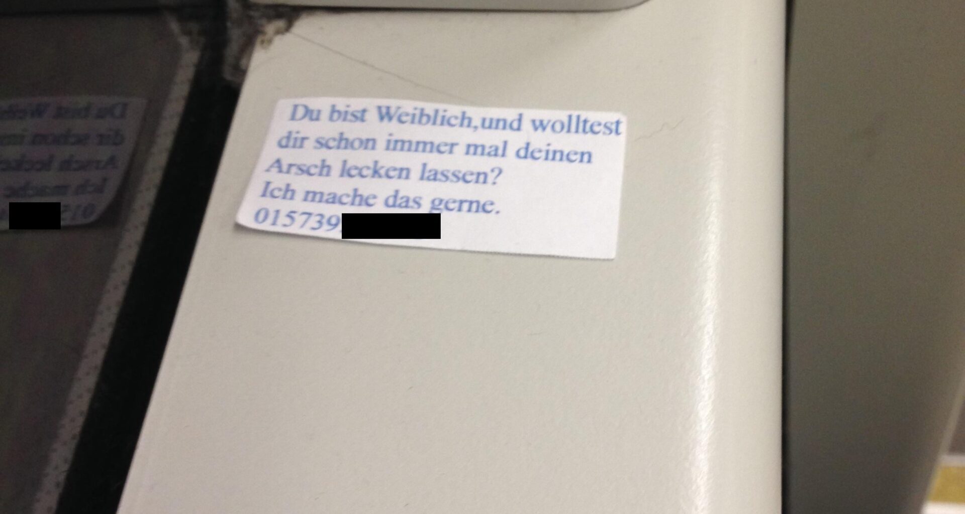 Letztens in der Straßenbahn gesehen