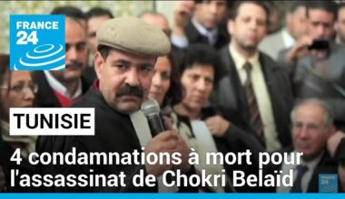 En Tunisie, quatre condamnations à mort pour l'assassinat de l'opposant Chokri Belaïd