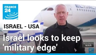 Israeli defence chief says maintaining 'military edge' at centre of US trip • FRANCE 24 English