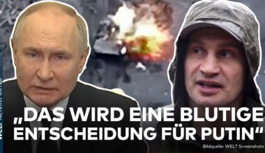 KRIEG IN DER UKRAINE: "Kiew war ein Ziel und bleibt ein Ziel für Putin" – Vitali Klitschko warnt