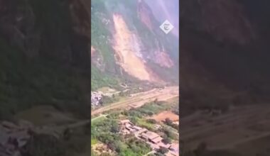 Taiwan: Landslides and toppled buildings as 7.7 magnitude earthquake strikes