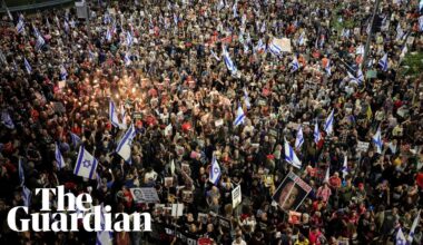 Anti-Netanyahu protests take place across Israel