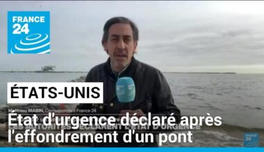 États-Unis : l'état d'urgence déclaré après l'effondrement d'un pont à Baltimore • FRANCE 24