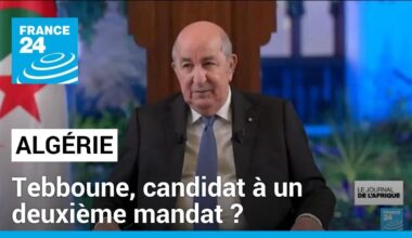 Algérie : Abdelmadjid Tebboune laisse planer le suspense sur une nouvelle candidature • FRANCE 24