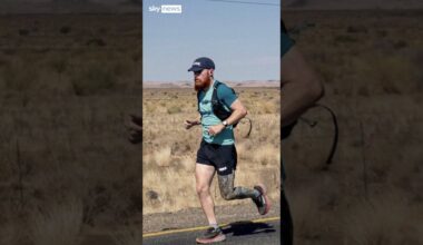 British man Russ Cook running the length of Africa nears finish line