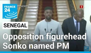 Senegal president names opposition figurehead Sonko as PM • FRANCE 24 English