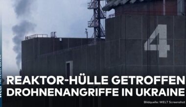 PUTINS KRIEG: Hülle von Reaktor getroffen! Drohne trifft Atomkraftwerk Saporischschja in Ukraine