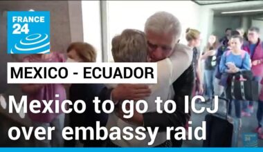 Mexico to take Ecuador embassy raid to international court • FRANCE 24 English