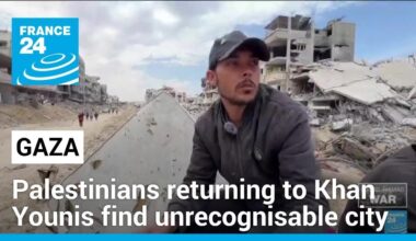 Palestinians returning to Khan Younis after Israeli withdrawal find unrecognisable city