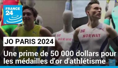 JO Paris 2024 : une récompense de 50 000 dollars pour les vainqueurs des épreuves d'athlétisme