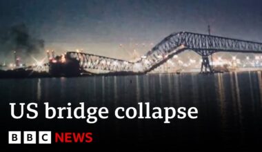 Baltimore: ‘Mass casualty event’ as bridge collapses after being hit by ship | BBC News