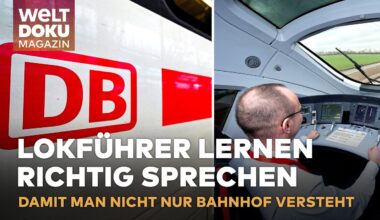 DEUTSCHLAND: "Bahn-Deutsch adieu!" DB will Klarheit! Lokführer beim Sprechtraining! | WELT Magazin