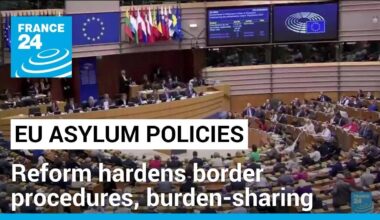 EU parliament adopts sweeping asylum reform • FRANCE 24 English