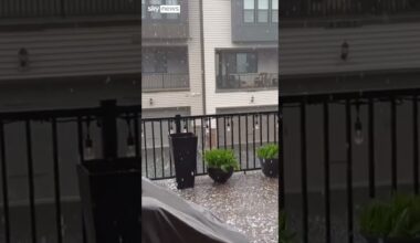 Massive hailstorm hits Virginia