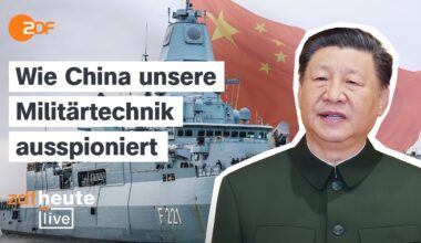 Militärtechnik gestohlen? Welche Rolle die China-Spione in Deutschland spielen | ZDFheute live