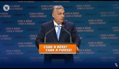 Orbán à l'ouverture de la campagne du Fidesz : ce que fait Bruxelles, c'est jouer avec le feu, c…