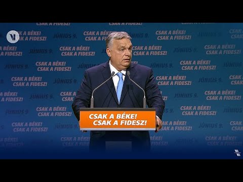 Orbán à l'ouverture de la campagne du Fidesz : ce que fait Bruxelles, c'est jouer avec le feu, c…