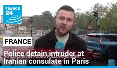 Police find no weapons on man detained after operation at Iranian consulate in Paris • FRANCE 24