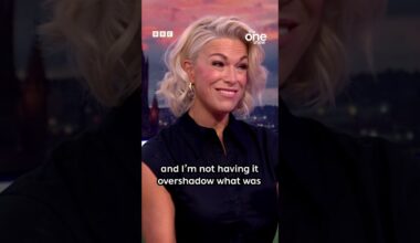 Hannah Waddingham talks about her comment to the paparazzi at the Olivier Awards  - BBC