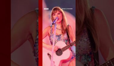 Taylor Swift releases surprise double album. #Shorts #TaylorSwift #BBCNews