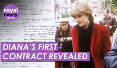 Princess Diana’s 'First Work Contract' Up For Sale