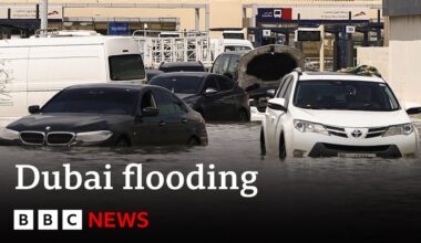 Dubai airport flooded as UAE and Oman reel from deadly storms | BBC News