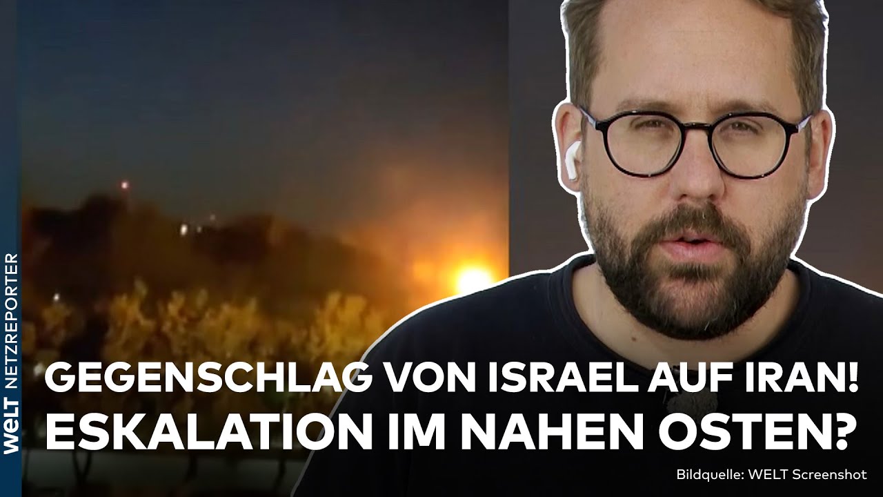 KRIEG IN NAHOST: Eskalation? Israel startet Gegenschlag im Iran - Luftabwehr aktiv