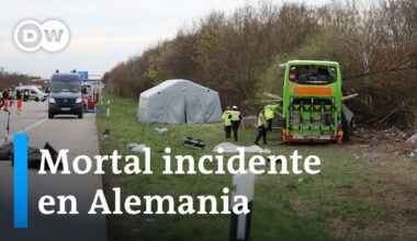 Fallecidos por un accidente de autobús en Leipzig