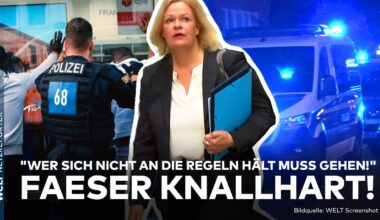 DEUTSCHLAND KRIMINALITÄT: "Migration hat zu mehr Straftaten geführt!" Faeser stellt Zahlen vor!