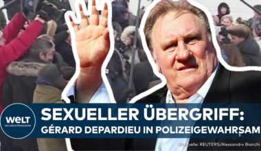 PARIS: Gérard Depardieu erneut wegen Vorwürfen sexueller Gewalt in Polizeigewahrsam