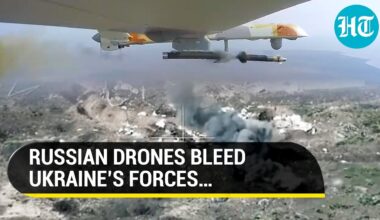 Putin’s Drones Decimate Ukrainian Positions As Russia Takes Key Town Near Avdiivka | Watch