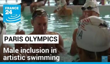 Paris Olympics: May says barriers broken with male inclusion in artistic swimming • FRANCE 24