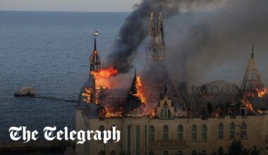 Russian strike on Odesa’s ‘Harry Potter castle’ kills 5