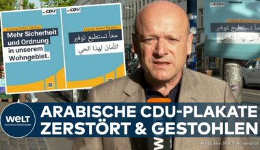 LEIPZIG: CDU wirbt auf Arabisch - 400 Wahlplakate zerstört und gestohlen!