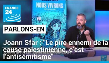 Joann Sfar, dessinateur : "Le pire ennemi de la cause palestinienne, c’est l’antisémitisme"