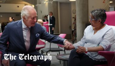 King Charles meets cancer patients in first public appearance since diagnosis